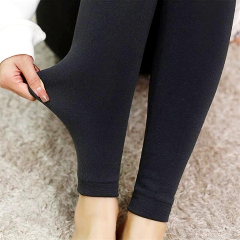 Leggins Termicos con Forro de Terciopelo – Talla Única, Elásticos y Súper Cálidos para Invierno